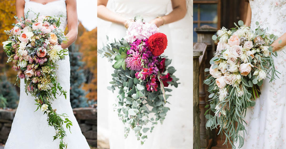 30 Unique Wedding Cascading Bouquet Designs
