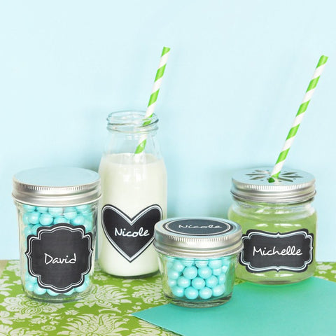 Chalkboard Vinyl Sticker Labels