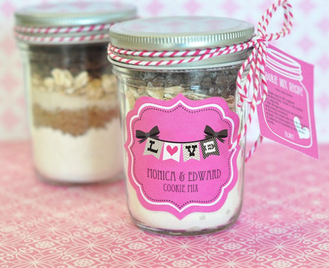 Personalized Glass Mason Jars (8 oz)