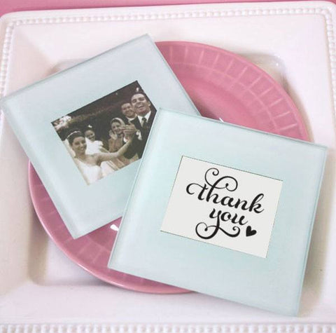 Glass Photo Coasters (set of 2)