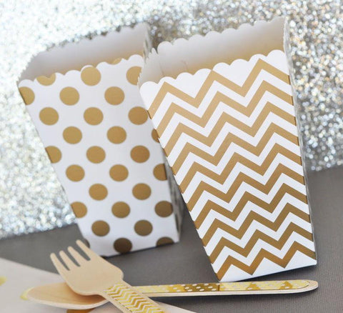 Mini Popcorn Boxes (12 Pieces / Set)