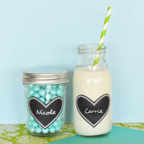 Chalkboard Vinyl Sticker Labels