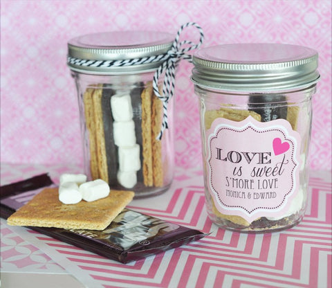 Personalized Glass Mason Jars (8 oz)