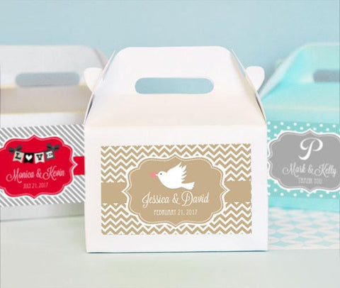 Personalized Mini Gable Boxes (set of 12)