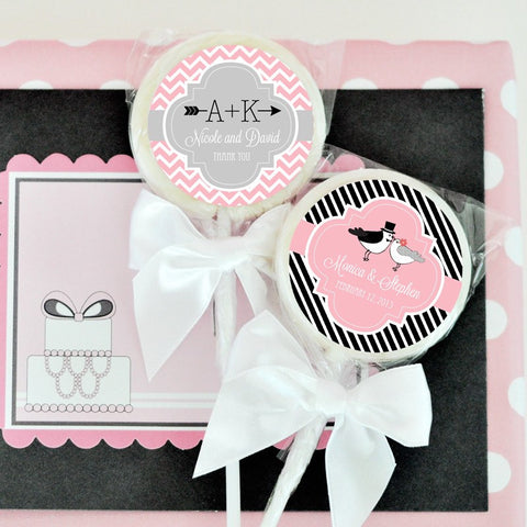Personalized Wedding Lollipops
