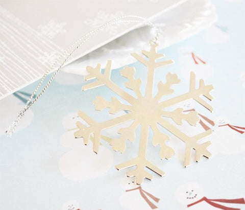 Snowflake Ornament Wedding Favor