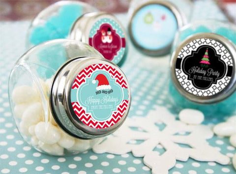 Winter Theme Mini Candy Jars