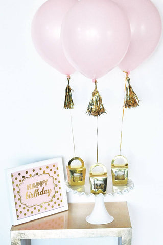 Metallic Mini Tassels (set of 6)