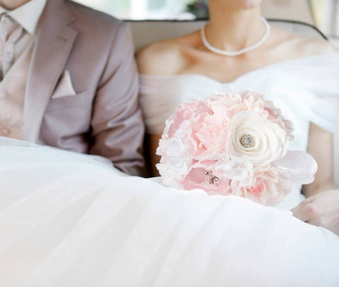 blush pink bouquet