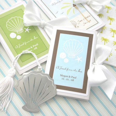 Personalized Seashell Bookmarks