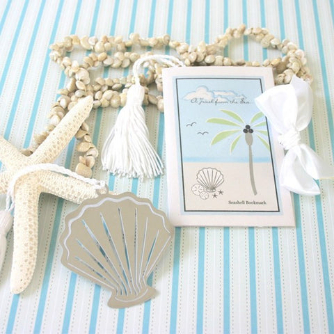 Personalized Seashell Bookmarks