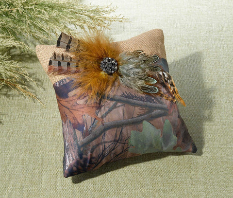 camo ring bearer pillow