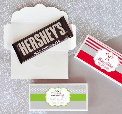 Winter Theme Chocolate Bar Wrappers