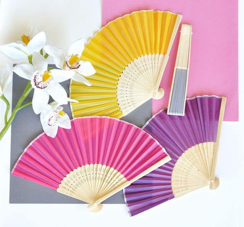 Silk Hand Fans