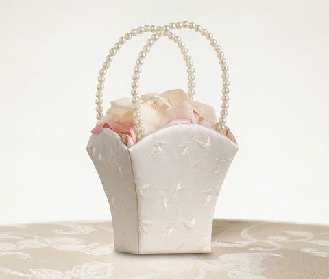 Flower Girl Basket Elegant