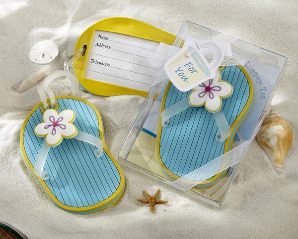 Wedding favor flip flops top