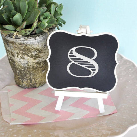 Framed Chalkboard Place Cards