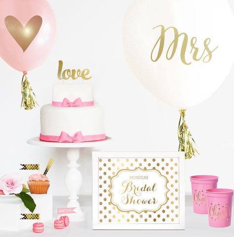 Love Wedding Cake Topper