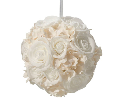 Ivory Rose Flower Ball