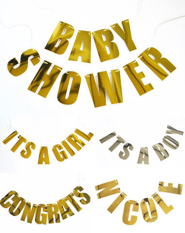 Personalized Letter Garland