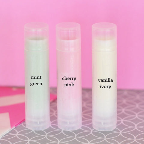 Personalized Lip Balm Tubes