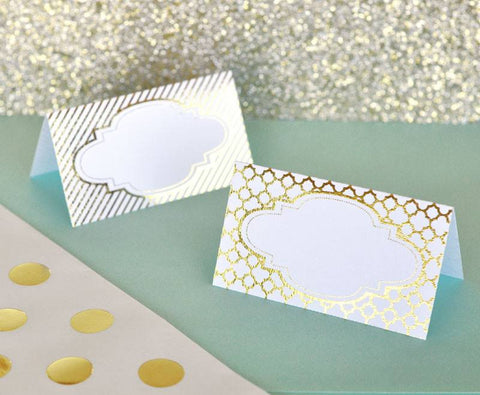 Metallic Foil Place Cards (set of 12)