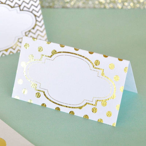 Metallic Foil Place Cards (set of 12)