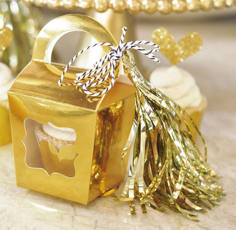 Metallic Mini Tassels (set of 6)