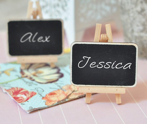Mini Chalkboard Place Cards