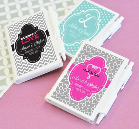 Personalized Notebook Wedding Favors