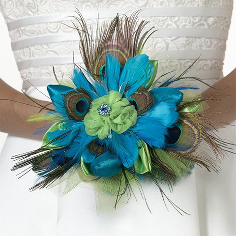 peacock bouquet