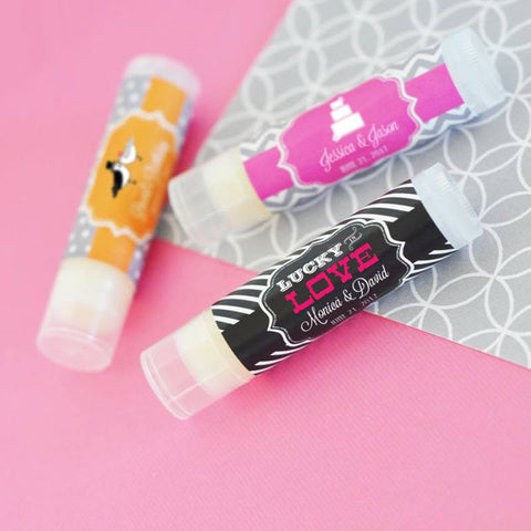 personalized lip balm favors