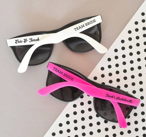 Sunglasses personalized