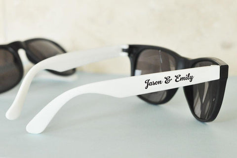 Wedding sunglasses white