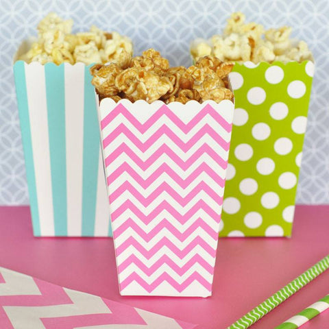 Mini Popcorn Boxes (12 Pieces / Set)