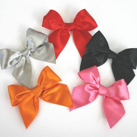 Satin Ribbon Bows (set of 12)
