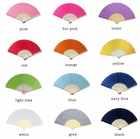 Silk Hand Fans