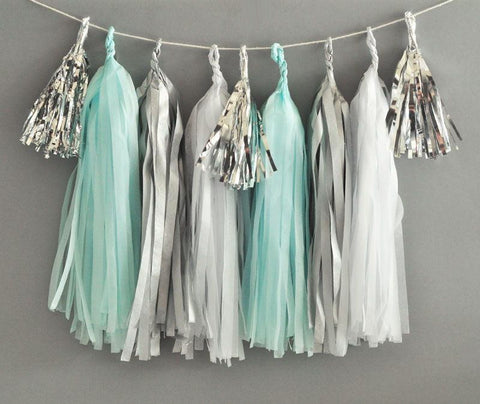 Metallic Mini Tassels (set of 6)