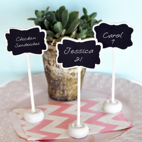 Standing Chalkboard Place Cards