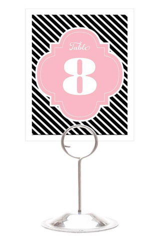 Colored Custom Table Numbers (set of 12)