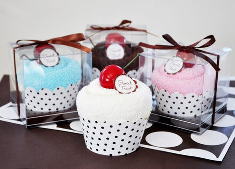 Towel Cupcake Favors