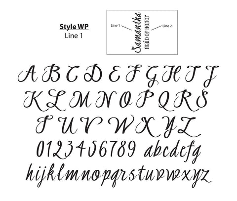 Wedding Party Toasting Glasses Text Styles