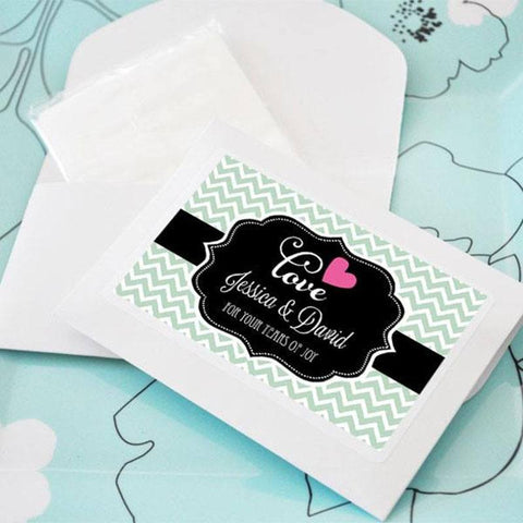 personalized wedding tissue packs