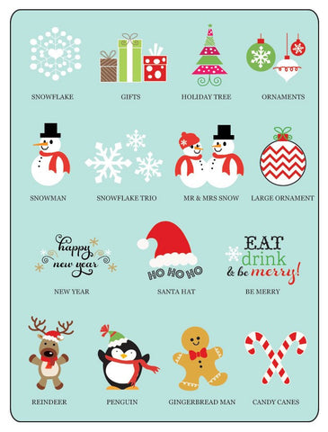 Winter Theme Mini Candy Jars