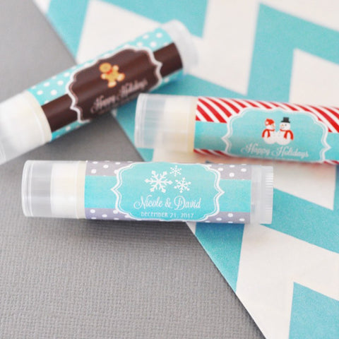Winter Theme Lip Balm Tubes